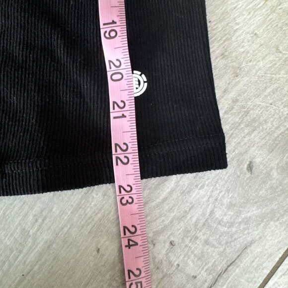 Y2K Element Womens Black Ribbed Tank Top - Fitted Sleeveless Design‎ - Picture 10 of 10